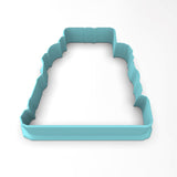Eat Sleep Fish Repeat Cookie Cutter | Stamp | Stencil #1
