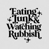 Eating Junk and Watching Rubbish Cookie Cutter | Stamp | Stencil