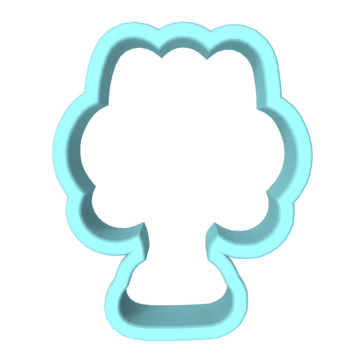 Egg Hunt Champion Cookie Cutter | Stamp | Stencil #1 Animals & Dinosaurs Cookie Cutter Lady MINI - 2 Inches (5cm) Cookie Cutter ONLY (Outline) 