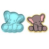 Elephant Body Cookie Cutter | Stamp | Stencil #2