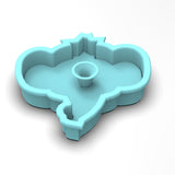 Elephant Face Cookie Cutter Stamp & Outline #1