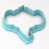 Elephant Face Cookie Cutter Stamp & Outline #1