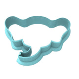 Elephant Face Cookie Cutter Stamp & Outline #2