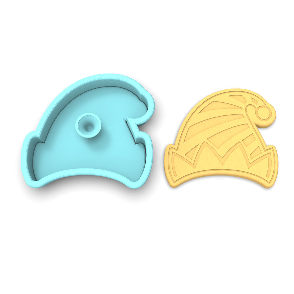 Elf Hat Cookie Cutter | Stamp | Stencil #1