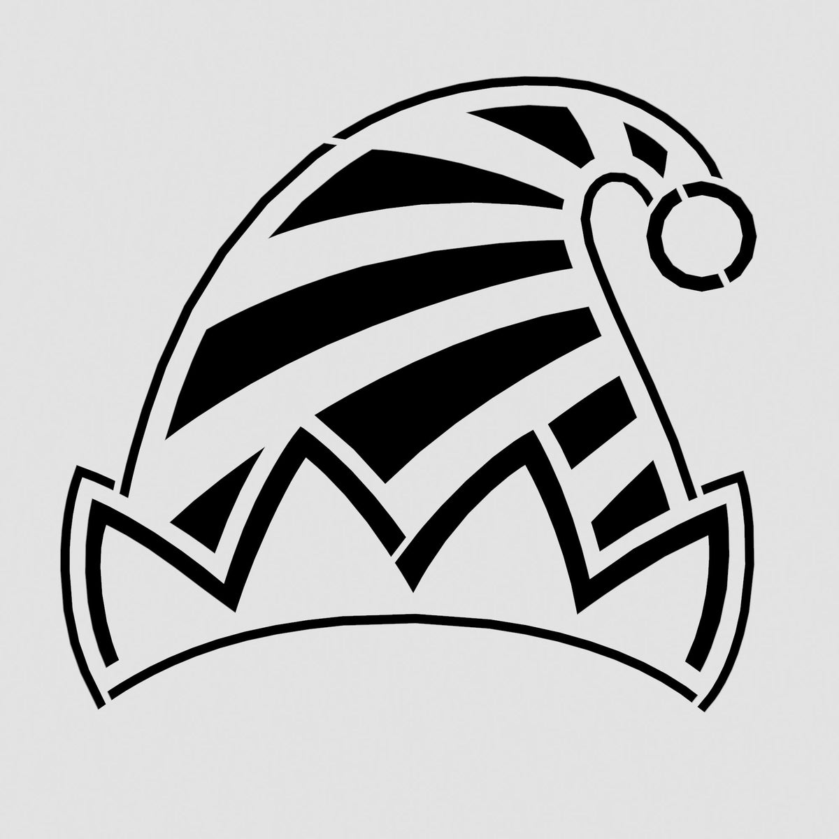 Elf Hat Cookie Cutter | Stamp | Stencil #1