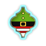 Elf Plaque Cookie Cutter | Stamp | Stencil #1