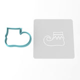 Elf Shoe Cookie Cutter | Stamp | Stencil #1 Xmas / Winter / NYE Cookie Cutter Lady 3 Inch Cupcake/Small Cookie Cutter Only Yes