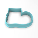 Elf Shoe Cookie Cutter | Stamp | Stencil #1 Xmas / Winter / NYE Cookie Cutter Lady 3 Inch Cupcake/Small Cookie Cutter Only No