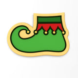 Elf Shoe Cookie Cutter | Stamp | Stencil #1 Xmas / Winter / NYE Cookie Cutter Lady 