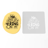 Engagement Cookie Cutter | Stamp | Stencil #1 Wedding / Baby / V Day Cookie Cutter Lady 