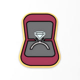 Engagement Ring Box Cookie Cutter | Stamp | Stencil