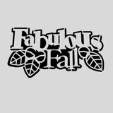 Fabulous Fall Cookie Cutter | Stamp | Stencil #1