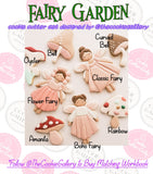 Fairy Garden 8 Cookie Cutter Set by @thecookiegallery | Choose Cutters, Stamps, & Stencils | Girly / Dolls / Princess Cookie Cutter Lady 