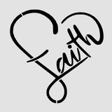 Faith Cookie Cutter | Stamp | Stencil #1