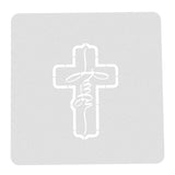 Faith Cross Cookie Cutter | Stamp | Stencil #1 Cookie Cutter Lady MINI - 2 Inches (5cm) Stencil ONLY 