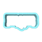 Falcons Word Cookie Cutter | Stamp | Stencil #1 Animals & Dinosaurs Cookie Cutter Lady 