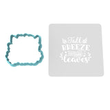 Fall Breeze Autumn Leaves Cookie Cutter | Stamp | Stencil #1 Halloween / Fall Cookie Cutter Lady 2 Inch Small Cupcake Cutter Only Yes