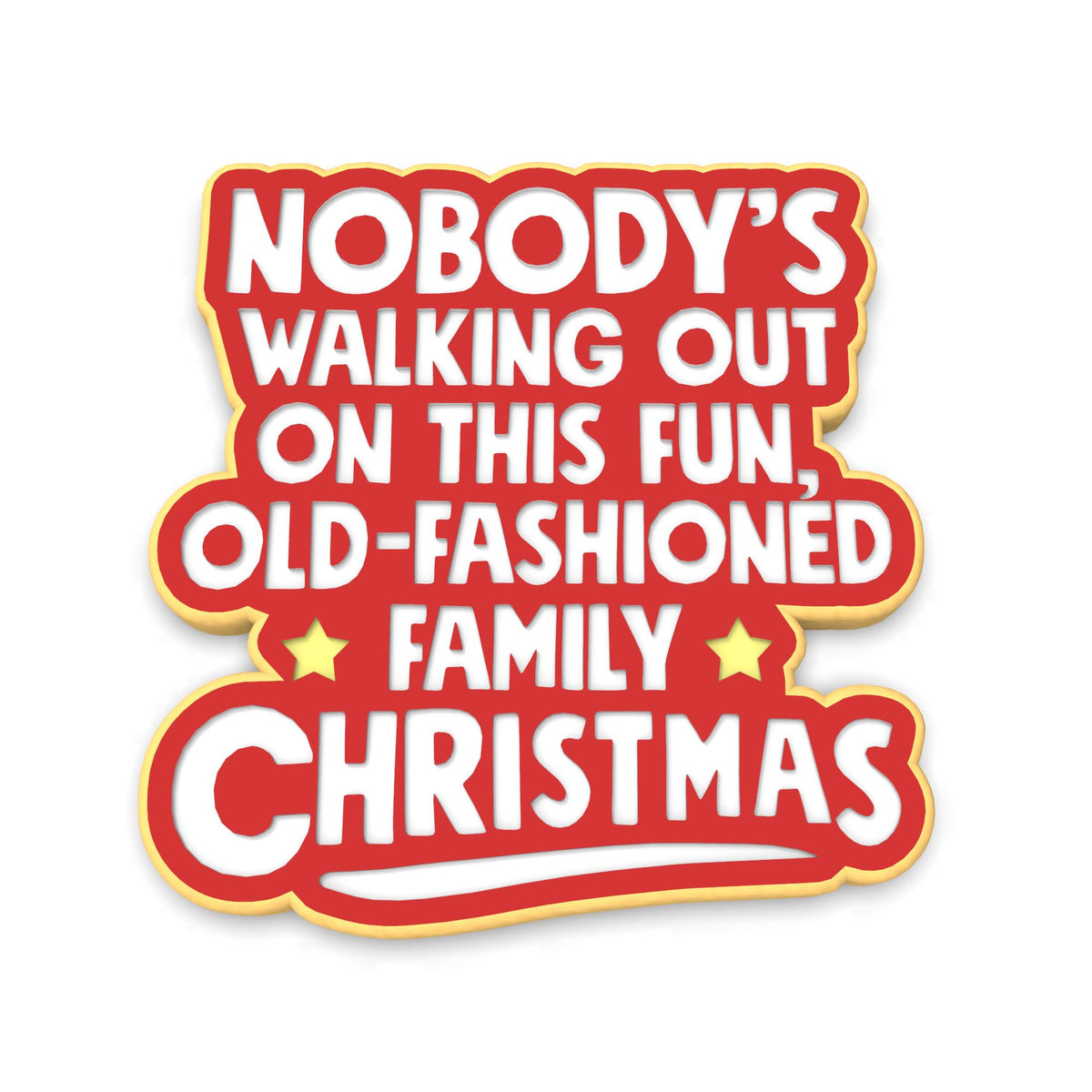 Family Christmas Cookie Cutter | Stamp | Stencil