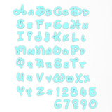 Fancy Cartoon Cookie Stamps Set - Letters & Numbers Letters/ Numbers/ Shapes Cookie Cutter Lady