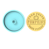 Farm Fresh Pumpkins Cookie Cutter | Stamp | Stencil #2