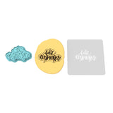 Feliz Cumpleanos Cookie Cutter | Stamp | Stencil #1