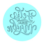 Feliz Dia De La Madre Cookie Cutter | Stamp | Stencil #2 Animals & Dinosaurs Cookie Cutter Lady MINI - 2 Inches (5cm) Debosser ONLY 