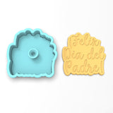 Feliz Dia Del Padre Cookie Cutter | Stamp | Stencil #1