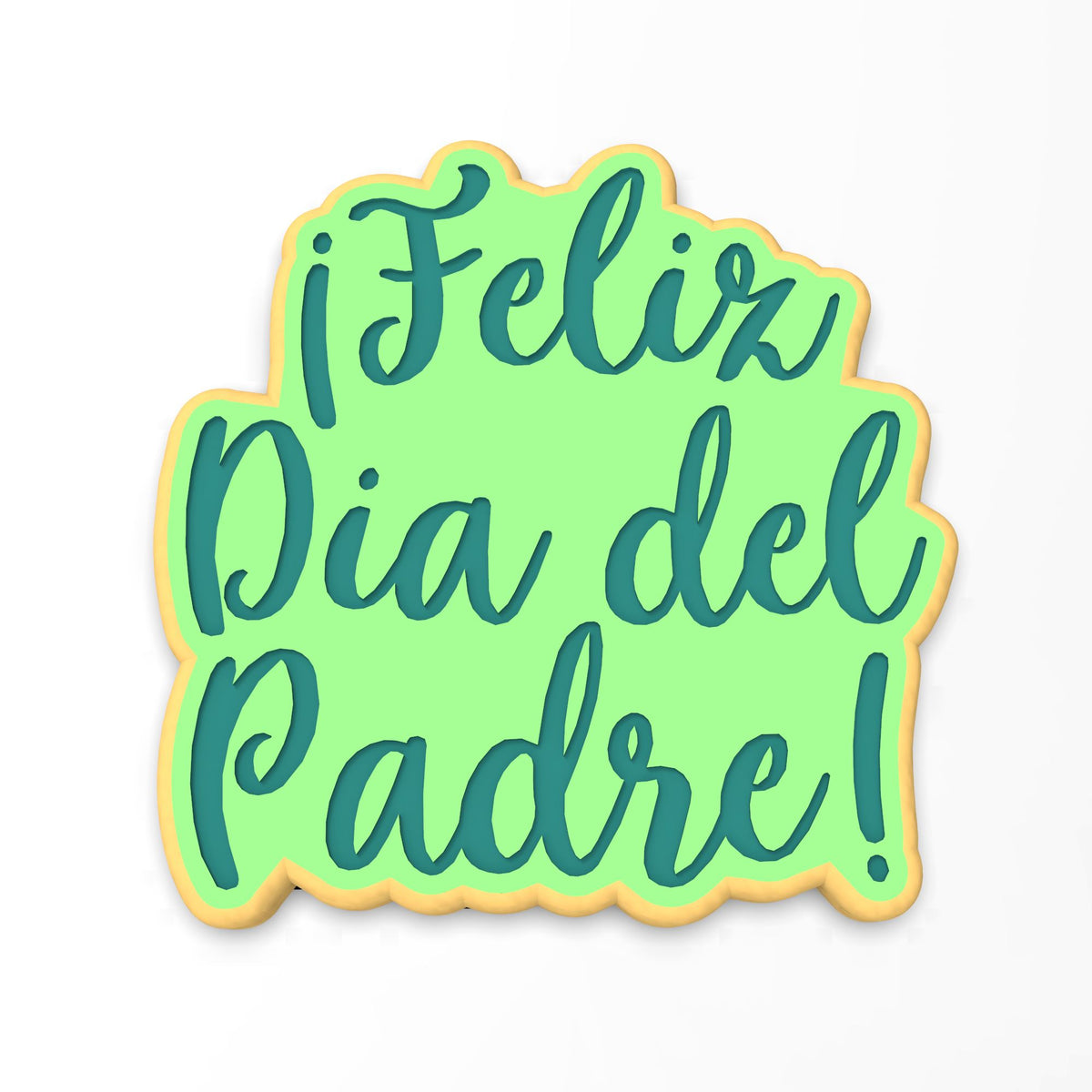 Feliz Dia Del Padre Cookie Cutter | Stamp | Stencil #1