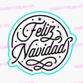Feliz Navidad Cookie Cutter | Stamp | Stencil #3