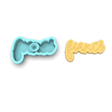 Fiance Cookie Cutter | Stamp | Stencil #1