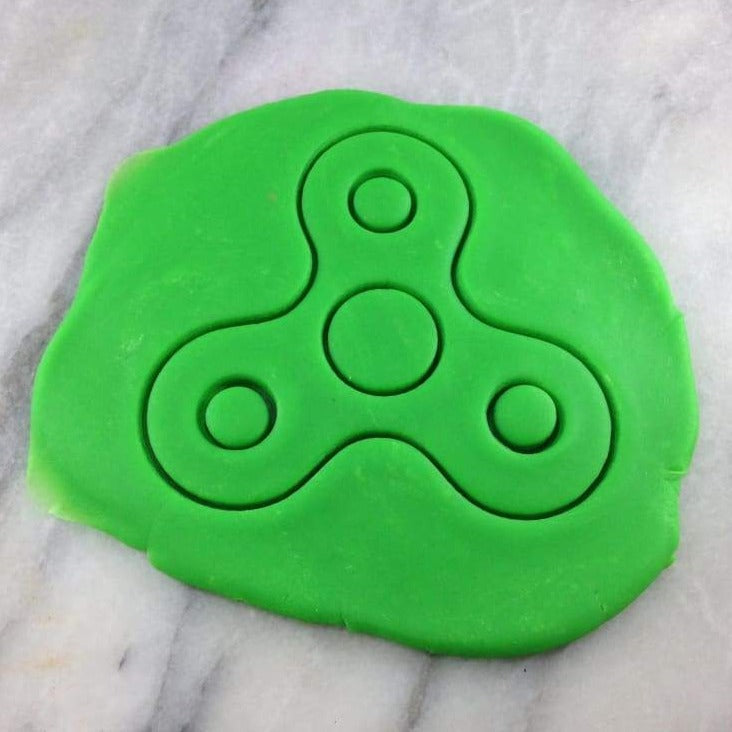 Fidget Spinner Cookie Cutter  Outline & Stamp