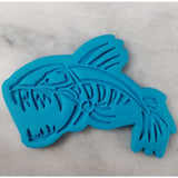 Fierce Fish Cookie Cutter Stamp & Outline #1
