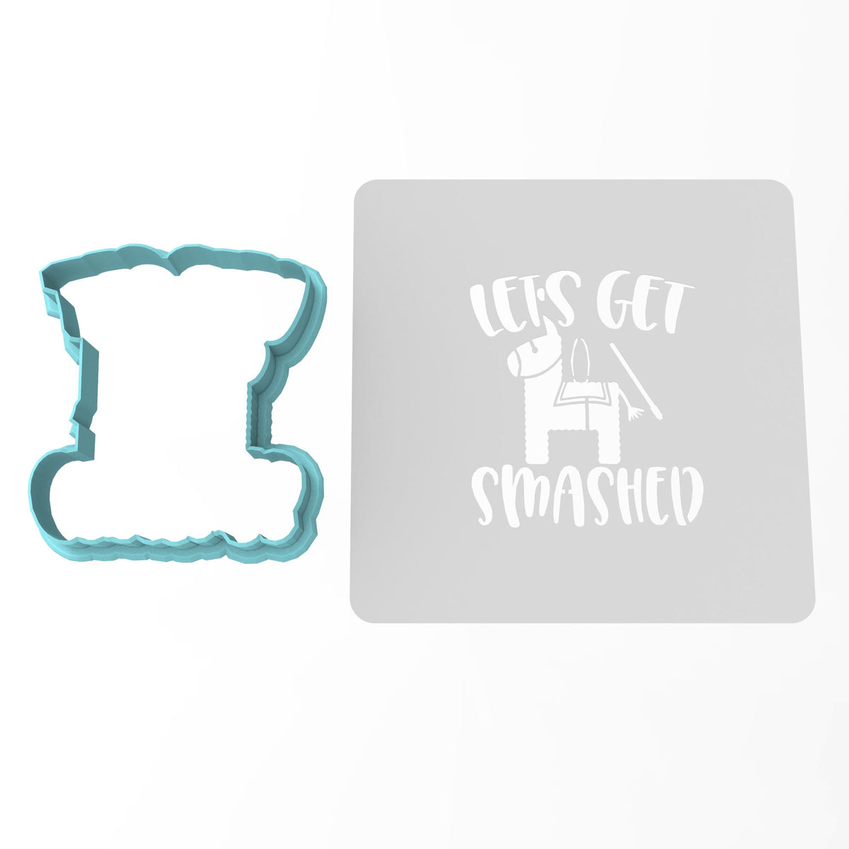 Fiesta Cookie Cutter | Stamp | Stencil #1