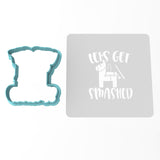 Fiesta Cookie Cutter | Stamp | Stencil #1