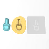 Fingernail Polish Cookie Cutter | Stamp | Stencil #1