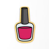 Fingernail Polish Cookie Cutter | Stamp | Stencil #1