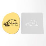 Firefighter Helmet Cookie Cutter | Stamp | Stencil #1