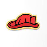 Firefighter Helmet Cookie Cutter | Stamp | Stencil #1