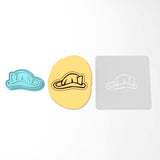 Firefighter Helmet Cookie Cutter | Stamp | Stencil #1