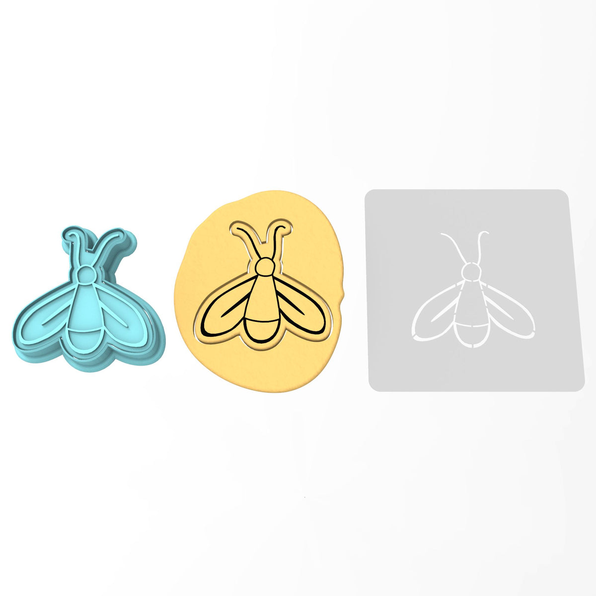 Firefly Cookie Cutter | Stamp | Stencil #2