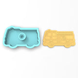 Firetruck Cookie Cutter | Stamp | Stencil #1