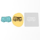 Firetruck Cookie Cutter | Stamp | Stencil #1