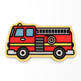 Firetruck Cookie Cutter | Stamp | Stencil #1