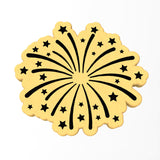 Firework Cookie Cutter | Stamp | Stencil #2