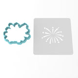 Firework Cookie Cutter | Stamp | Stencil #3