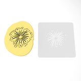 Firework Cookie Cutter | Stamp | Stencil #4