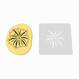 Firework Cookie Cutter | Stamp | Stencil #5