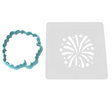 Firework Cookie Cutter | Stamp | Stencil #6