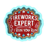 Firework Expert Cookie Cutter | Stamp | Stencil #1