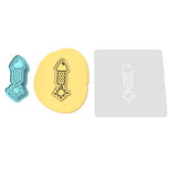 Firework Rocket Cookie Cutter | Stamp | Stencil #1